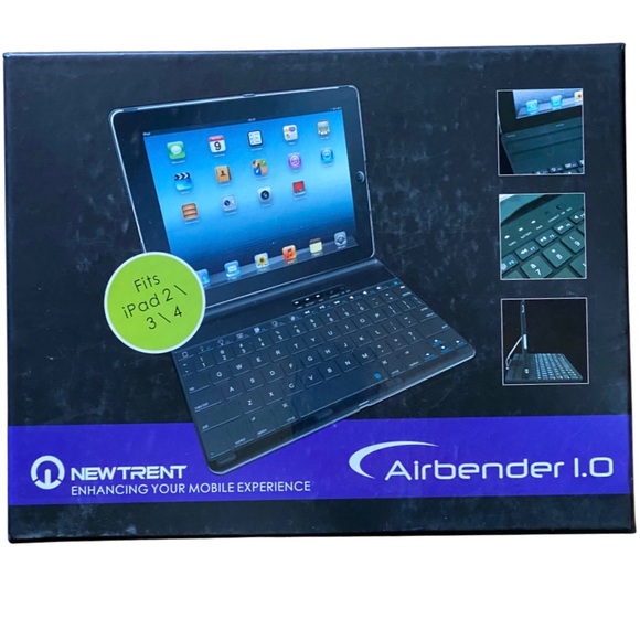 New Trent Airbender 1.0 Wireless Keyboard for iPad 2/3/4 - new - Picture 1 of 2